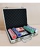 VGRASSP 200 Pieces Poker Chips Game Set Toy For Kids, Adults With Lockable Aluminum Case, Casino Chips, 2 Decks Of Playing Cards, 5 Dices And A Dealer Button - Play With Family And Friends