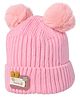 Kid-O-World Pom Pom Applique Detailed Cap - Pink-  Diameter 48 Cms