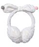 Kid-O-World Knotted & Fur Embellished Earmuffs - White