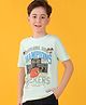 Pine Kids Cotton Half Sleeves T-Shirt Superbowl Print - Spa Retreat