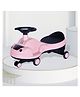 R for Rabbit Iya Iya Zippy Kids Swing Car, Scratch Free PVC Wheels with ABEC7 Bearing, Ride on Magic Toy Car for Kids Suitable for 3+ Years Boys & Girls, Upto 75 Kgs (Pink)