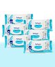 Softsens Baby 99.9% Pure Water Wipes Pure Aloe Vera Extract Wipes For Babies (Pack of 6)