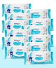 Softsens Baby 99.9% Pure Water Wipes Pure Aloe Vera Extract Wipes For Babies (Pack of 12)