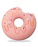 Chinmay Kids Baby Food Grade Bpa Free Customized Food Shape Silicone Donut Teether (Pink)