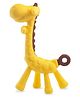 Chinmay Kids Silicone Baby Teether Giraffe Shape Baby Teething Toy Cartoon BPA Free Teether (Yellow)