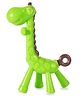 Chinmay Kids Silicone Baby Teether Giraffe Shape Baby Teething Toy Cartoon BPA Free Teether (Green)
