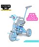 Fun Ride Tricycle Kids Musical Plug and Play Parental Control Handle Sipper,Seat Belt,Eva Tyre -Trike for Indoor and Outdoor-Boys and Girls Up to 25 Kg-Blue