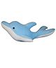GoldenHub Height 30 cm Dolphine Soft Toy  Sky/Cream