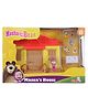 Masha and The Bear Dollhouse Playset Masha's House with Furniture- Yellow
