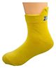  Zikku Colorful 100% Cotton Ankle-Length Kids Socks (6-9 Years) - Comfortable & Durable (Yellow)