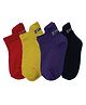 Zikku Colorful 100% Cotton Ankle-Length Kids Socks Pack of 4 (6-9 Years)  (Boys Combo)