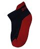 Zikku Cozy Comfort 100% Cotton Ankle-Length Kids Socks Thick Base for All-Day Wear & Happy Feet (6-9 Years) (Red Blue)