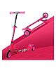Kidsmate Roadeo Metal Kick Scooter with 4 Adjustable Height Scooter Foldable & Attractive PVC Wheels with Rare Brakes for Kids - Pink