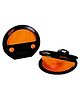 Simba Catch Ball Game with Two Mitts and Two Balls - Black & Orange