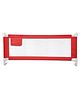 Kiddery Bed Rails Guard for Baby Safety with Adjustable Height & Single Side - Red