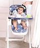 Polka Tots Luxury High Chair for Babies  Twist n' Taste Dinosaur Print | 7 Height Levels, One-Click Fold, 3 Recline Positions, Footrest, Extra Cushion, Wheels & Basket