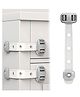 Bembika Child Safety Lock For Fridge, Drawers, Cupboard, Cabinet, Window Grey - 1 Pcs