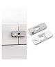 Child Safety Lock For Fridge, Drawers, Cupboard, Cabinet, Window Safety Multifunction Accessories Buckle Lock White - 2 Pcs