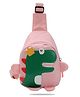 Bembika Shoulder Bag for Kids, Small Bags for Girls & Boys, Stylish Daypack Cross Body Sling Bag - Baby Pink