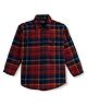GINI & JONY Cotton Full Sleeves Checked Shirt - Red