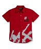 GINI & JONY Cotton Half Sleeves Make No Excuses Text Printed Shirt - Red