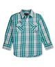 GINI & JONY Full Sleeves Checked Shirt - Blue