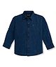 GINI & JONY Full Sleeves Solid Shirt - Navy Blue