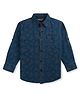 GINI & JONY Full Sleeves Floral Printed Shirt - Navy Blue