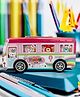 WOW Toys - Delivering Joys of Life|| Travel Bus theme Premium Pencil Box for kids, Colour as per Stock