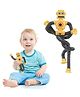 Kidology LED Telescopic Suction Cup Robotics Toy, Pop Tubes Fidget Toys, Shape Changing Telescopic Sensory Tubes Fidget Tubes Sensory Toys Suction Toy Random Color (set of 1)