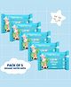 Momamia 99% Pure Water Wipes for Sensitive to normal Skin (10 Pc) - Pack of 5