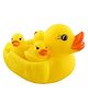 Vinmot Chu Chu Sound 4 Pcs Duck Family Bath Toys for Babies