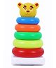 Vinmot Stacking Teddy Plastic Rings , 5 Rings Educational Tower Set For Kids
