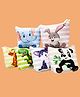 PARTEET Cute Animals Print Soft Silicon Small Pouch Return Gift for Kids (Pack of 6 Pcs)
