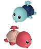 ADKD Press to Go Inertial Cute Turtle Toy for Kids Pack of 2- Color May Vary