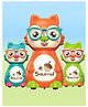 ADKD Press to Go Inertial Cute Squirrel Toy for Kids Pack of 3- Color May Vary