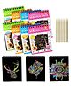 ADKD Scratch book for Kids For Birthday Return Gifts For Kids pack of 8- Color May Vary
