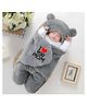 Brandonn Wearable Baby Swaddle Blanket Pack of 1 , Grey