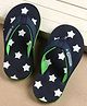 Cute Walk by Babyhug Slip On Flip Flops Star Print - Blue