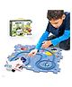 ADKD DIY Space theme Rail Car Puzzle Race Track Car Play Set Assembly Educational toy for Kids- Multicolor