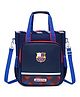 Little Surprise Box Soccer theme Shoulder Backpack style Bag Blue- Height 16.9 cm
