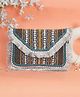 Fabbhue Women Multi-Color Hand Embellished Clutch - Multi Color