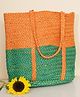 Fabbhue Womens Jute Shoulder Bag - Multicolor