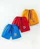 Simply Sinker Knit Above Knee Length Shorts Text Print Pack of 3 - Multicolour