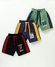 Simply Sinker Knit Above Knee LengthShorts Text Print Pack of 3 - Multicolour