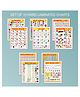 Globeskart Educational Charts for Primary & Middle Classes Kids | Hard Laminated Charts Set of 10 (5 Sheets)