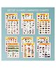 Globeskart Educational Charts for Primary & Middle Classes Kids | Hard Laminated Charts Set of 12 (6 Sheets)