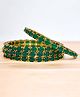 The Pari Set Of 4 Gold-Plated AD-Studded Bangles( 6.03cm diameter)