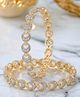 The Pari Set Of 2 Gold-Plated AD-Studded Bangles-6.03 cm diameter