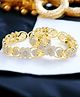 The Pari Set Of 2 Gold-Plated AD-Studded Bangles-6.35 cm diameter